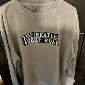 The Beatles Abbey Road Graphic Sweatshirt - Gray